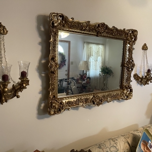 Gold Wall Mirror | 43 Trousdale Ferry Pike  GordonsvilleAbsolute Auction