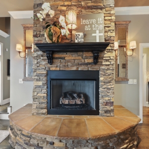 Kitchen Fireplace