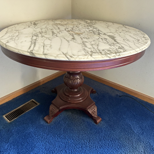 Marble Top | Marble Top Pedestal Table