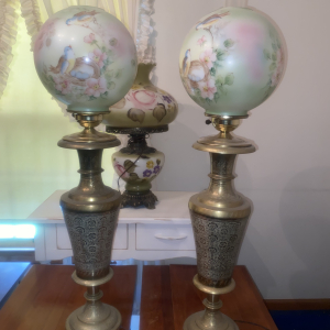 BRASS LAMPS | GWTW Lamps  Brass Engraved Lamps  Globe Lamps  Hand Painted Lamps  Oil Lamps  Much More
