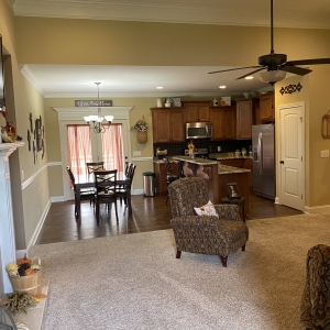 Open Concept Living  Dining  Kitchen