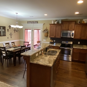 Open Concept Living  Dining  Kitchen
