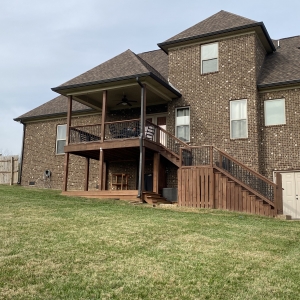 Covered Patio and Covered Deck