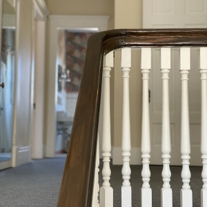 Hand Turned Spindels | No detail was left out when building this Colonial Beauty