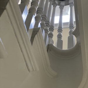 Curved Details on Stairs | Period Details well maintained and in every room