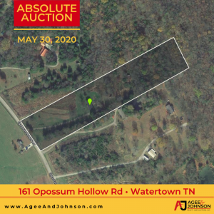 161 Opossum Hollow Rd Absolute Auction | 5 Beautiful Acres in Watertown TN3 bedroom and 2 bath