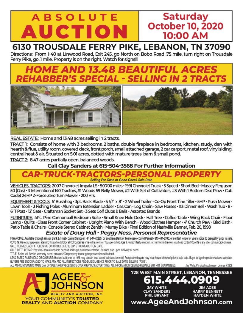6130 Trousdale Ferry Pike Lebanon TN