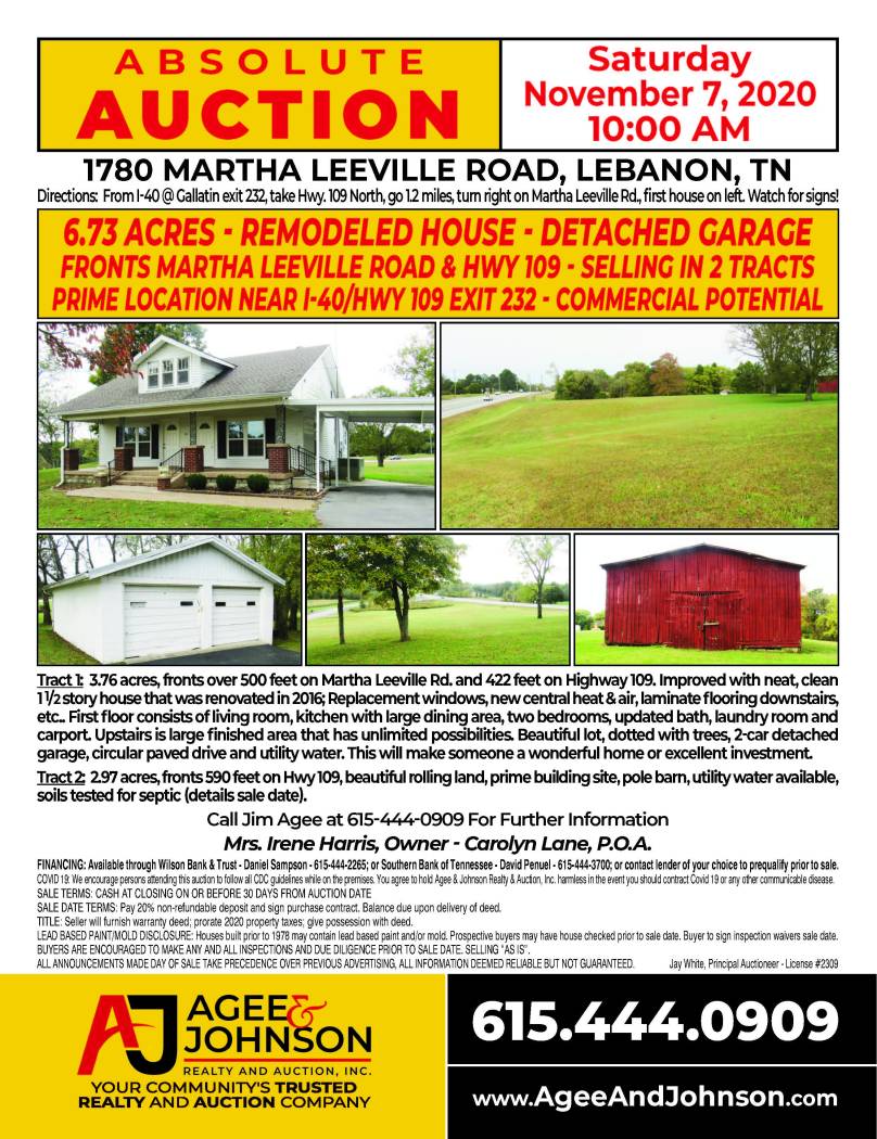 1780 Martha Leeville Rd Lebanon TN