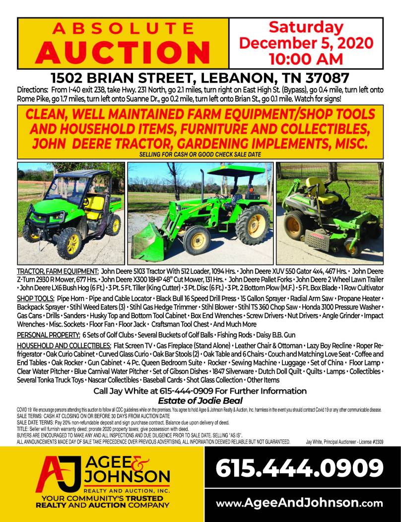 Farm Equipment • Tools • Collectibles