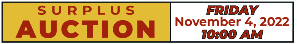 Surplus Auction • 945 E Baddour Pwy • Lebanon TN 37087