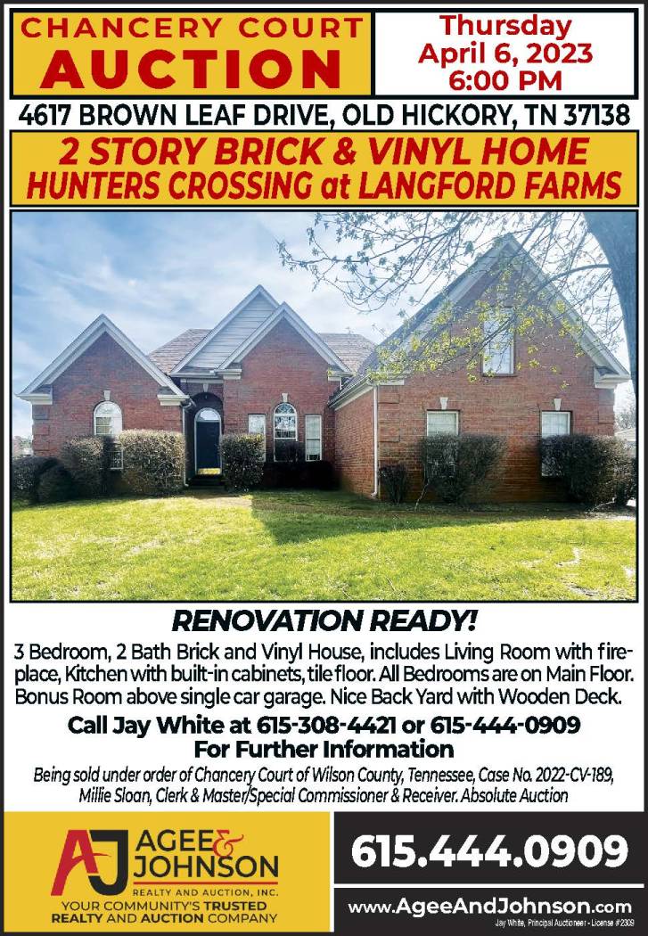 4617 Brown Leaf Dr • Old Hickory