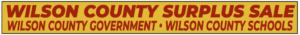 Wilson County Surplus Sale